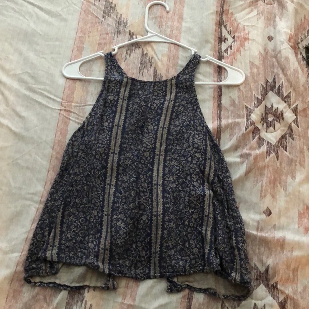 Laced up blouse